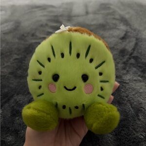 Green Kiwi Plush Stuffed Animal - Adorable Fruit Soft Toy